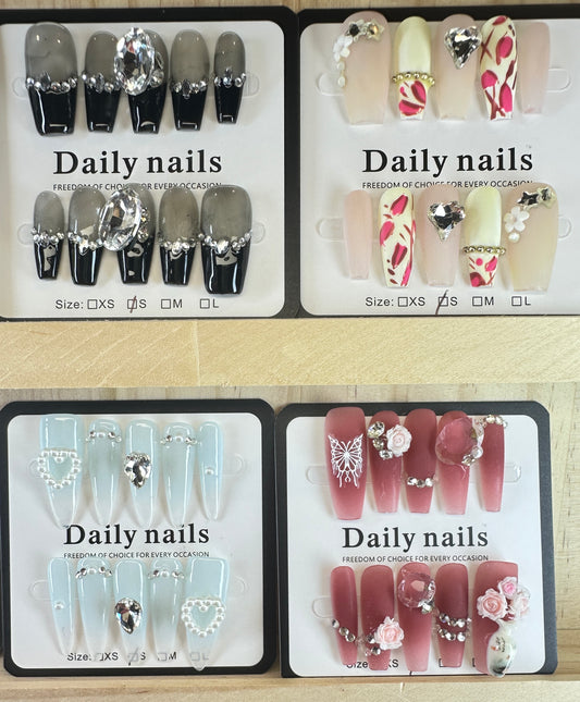 Unbox the Magic! 10 Unique, Handcrafted Nail Sets Await.