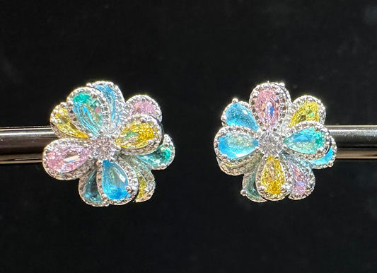 Jubilee Aura Studs | Succulent Flower Earrings