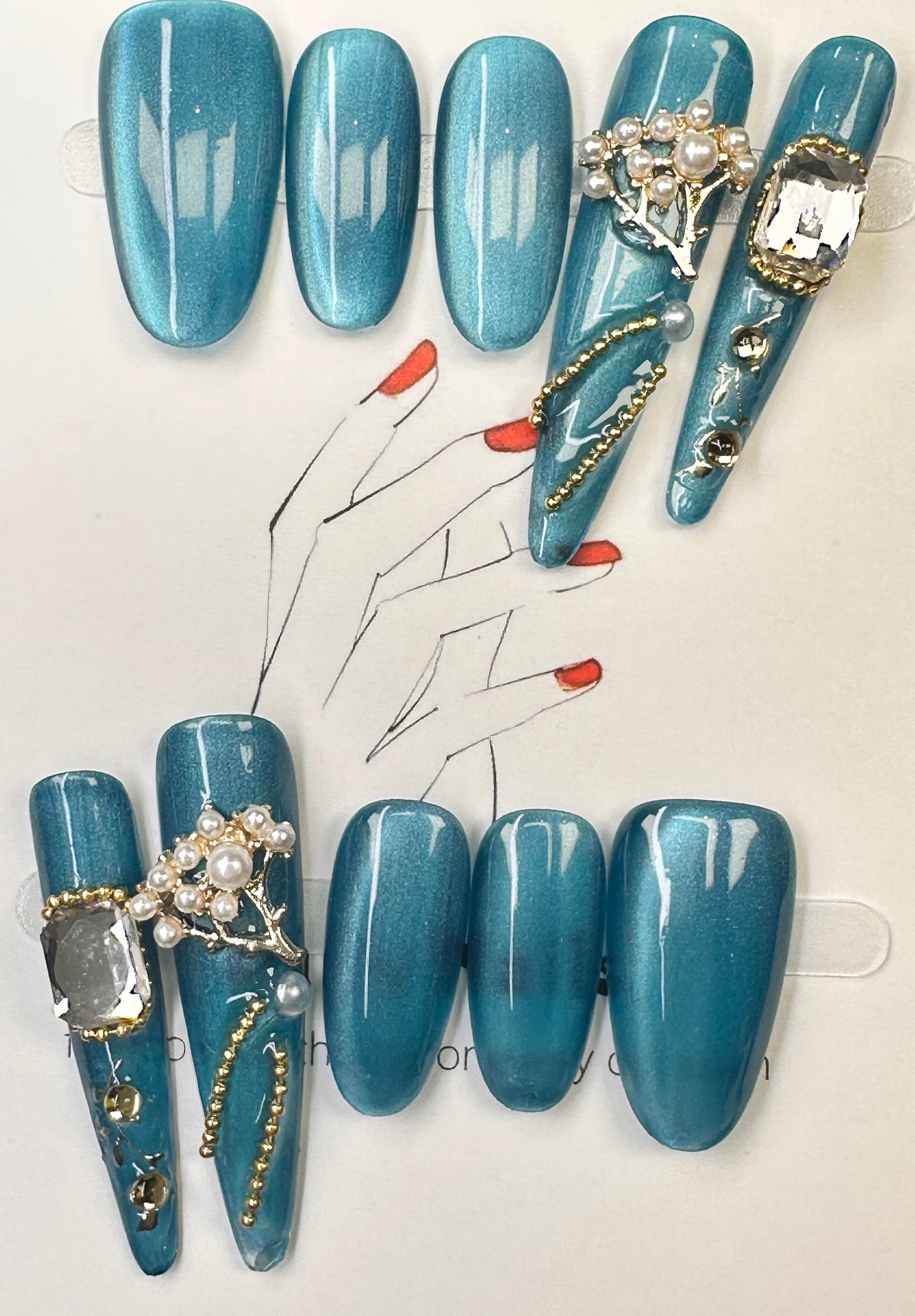 Gamer's Glam Press On Nails 251299