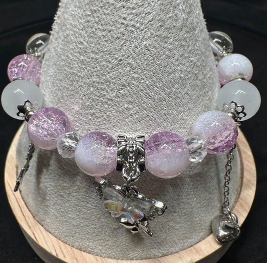 Luna's Nocturne Bracelet | Butterfly & Celestial Charms