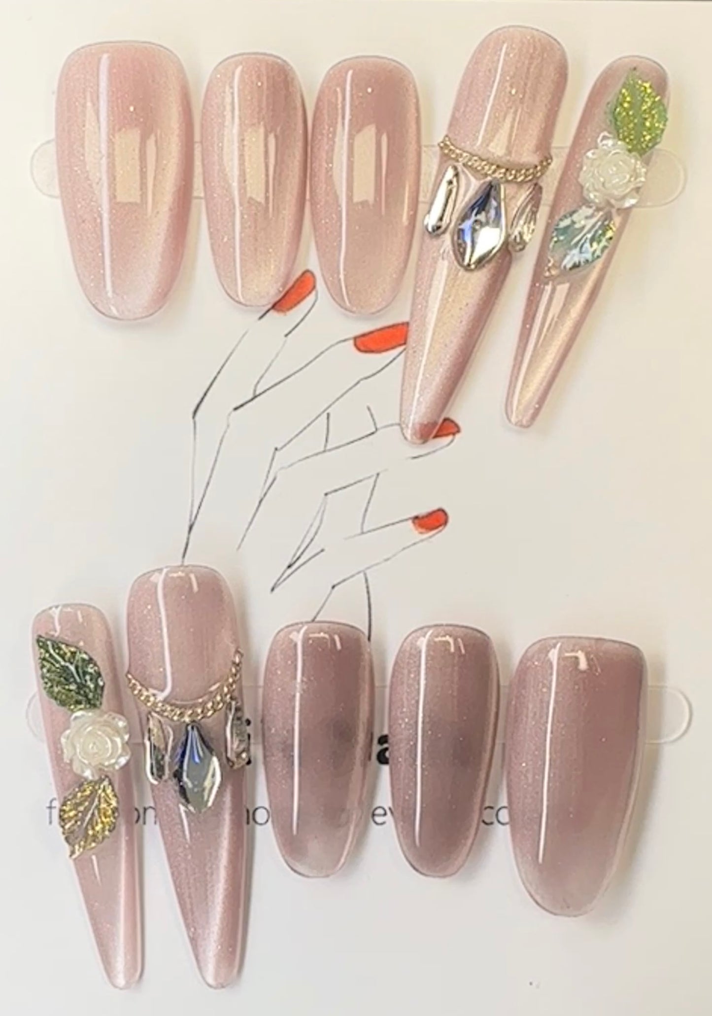 Gamer's Glam Press On Nails 251287