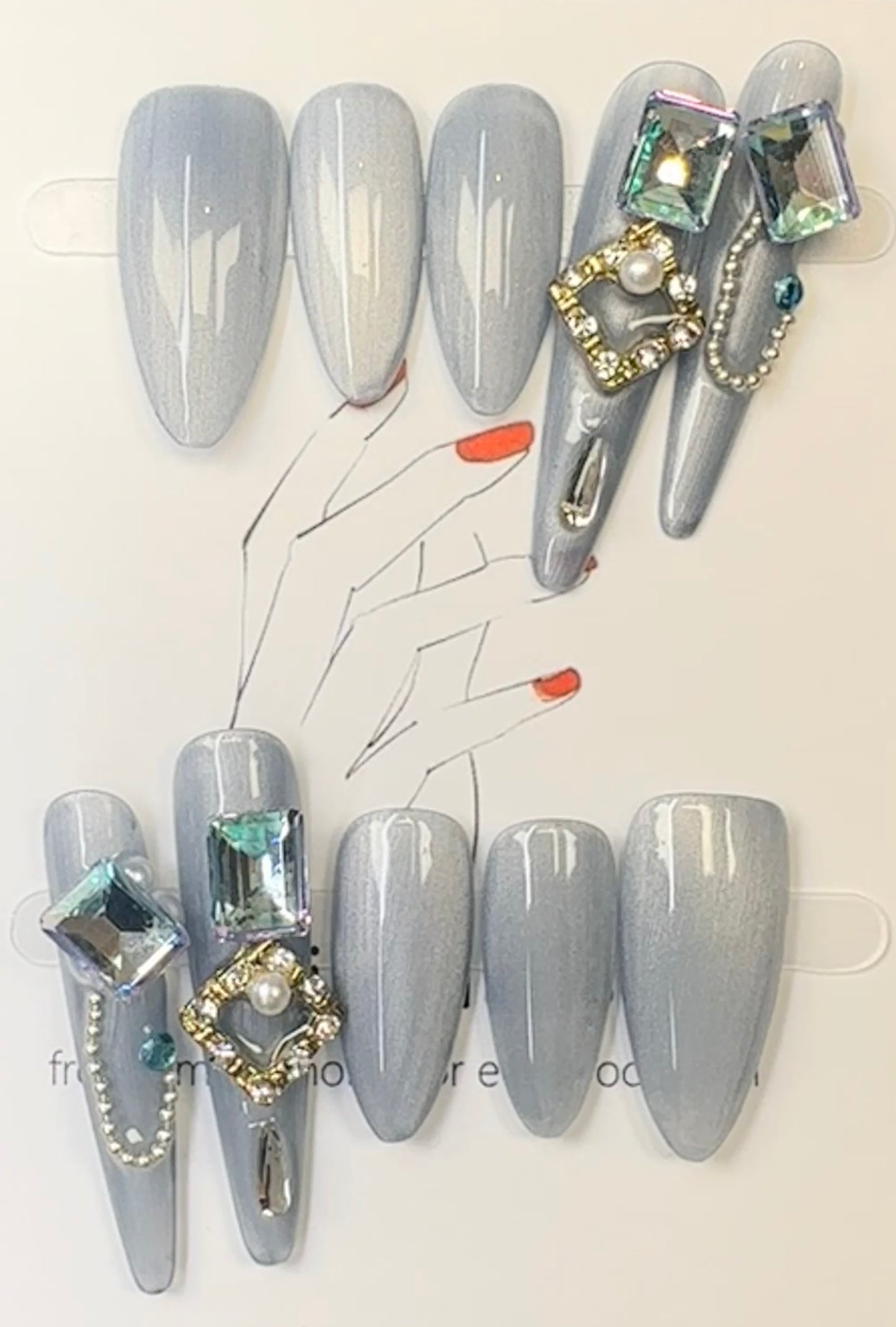 Gamer's Glam Press On Nails 251285