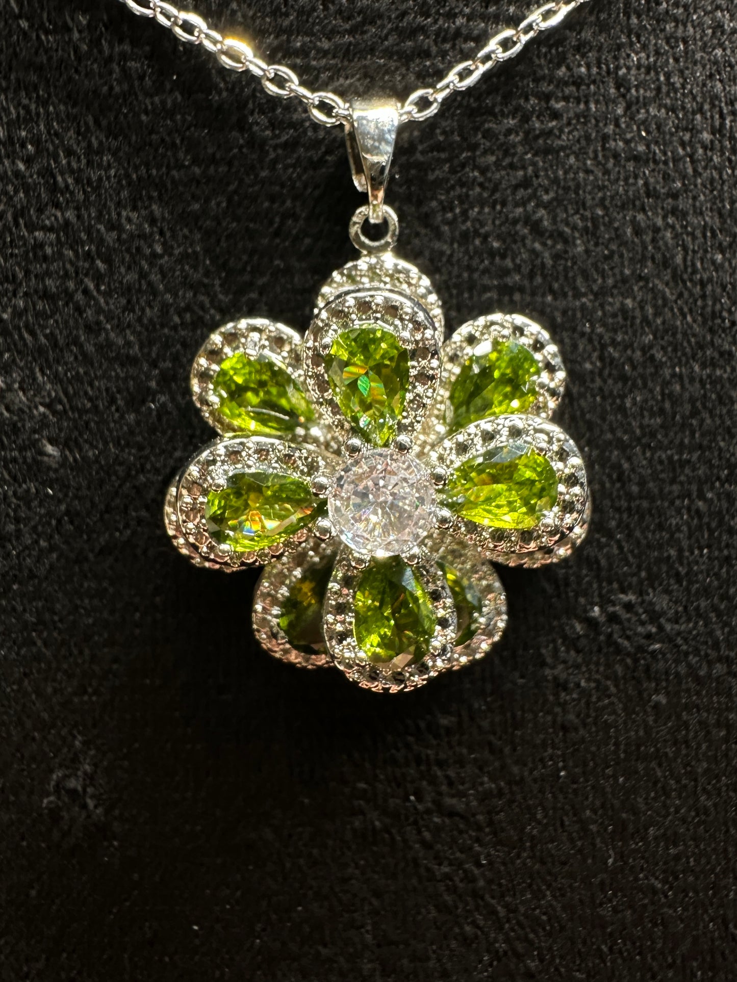 Succulent Aura Pendant | Succulent Flower Necklace