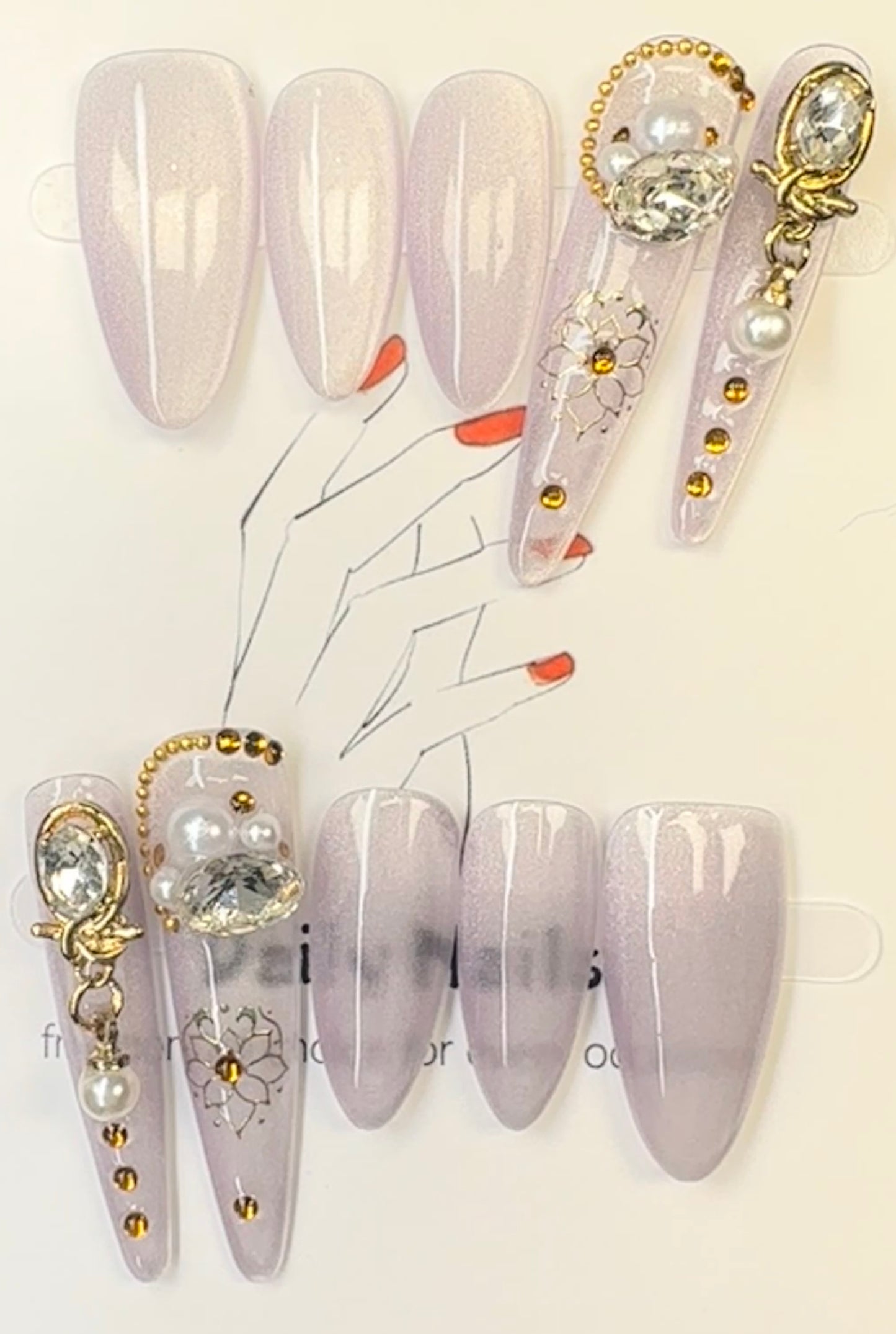 Gamer's Glam Press On Nails 251296