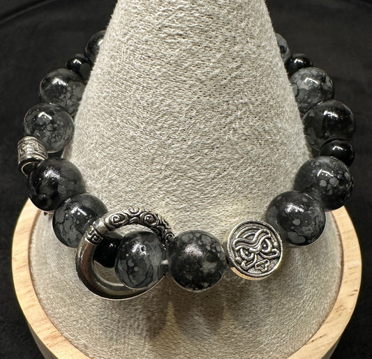 Black Ink Fortune Bracelet | Chinese Character for Blessing