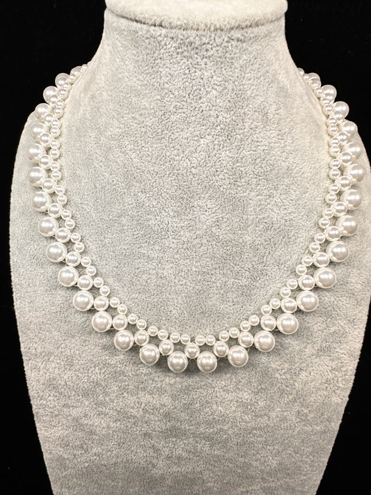 Ode to Layers · Couture Braided Pearl Necklace