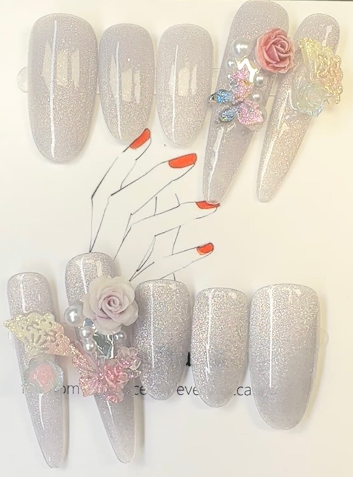 Gamer's Glam Press On Nails 251289