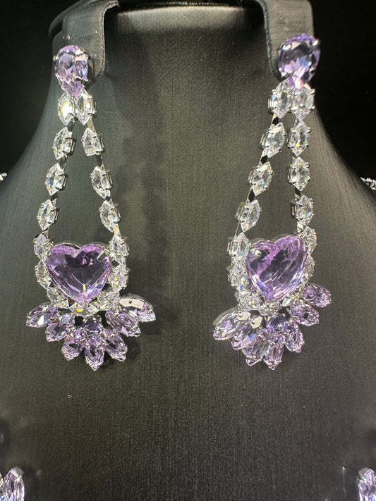 Velvet Embrace | Romantic Earring & Necklace Set