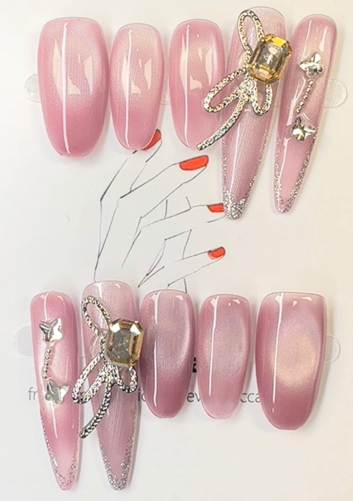 Gamer's Glam Press On Nails 251286