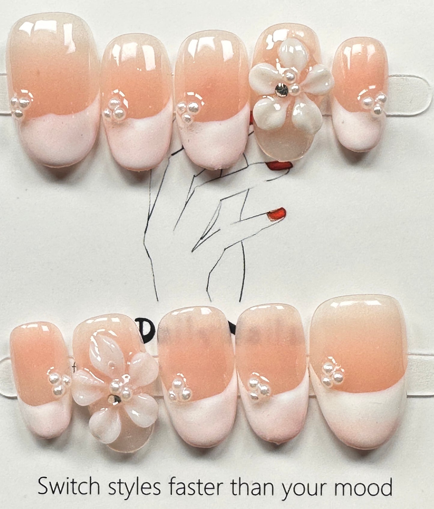 Handcrafted press on nails