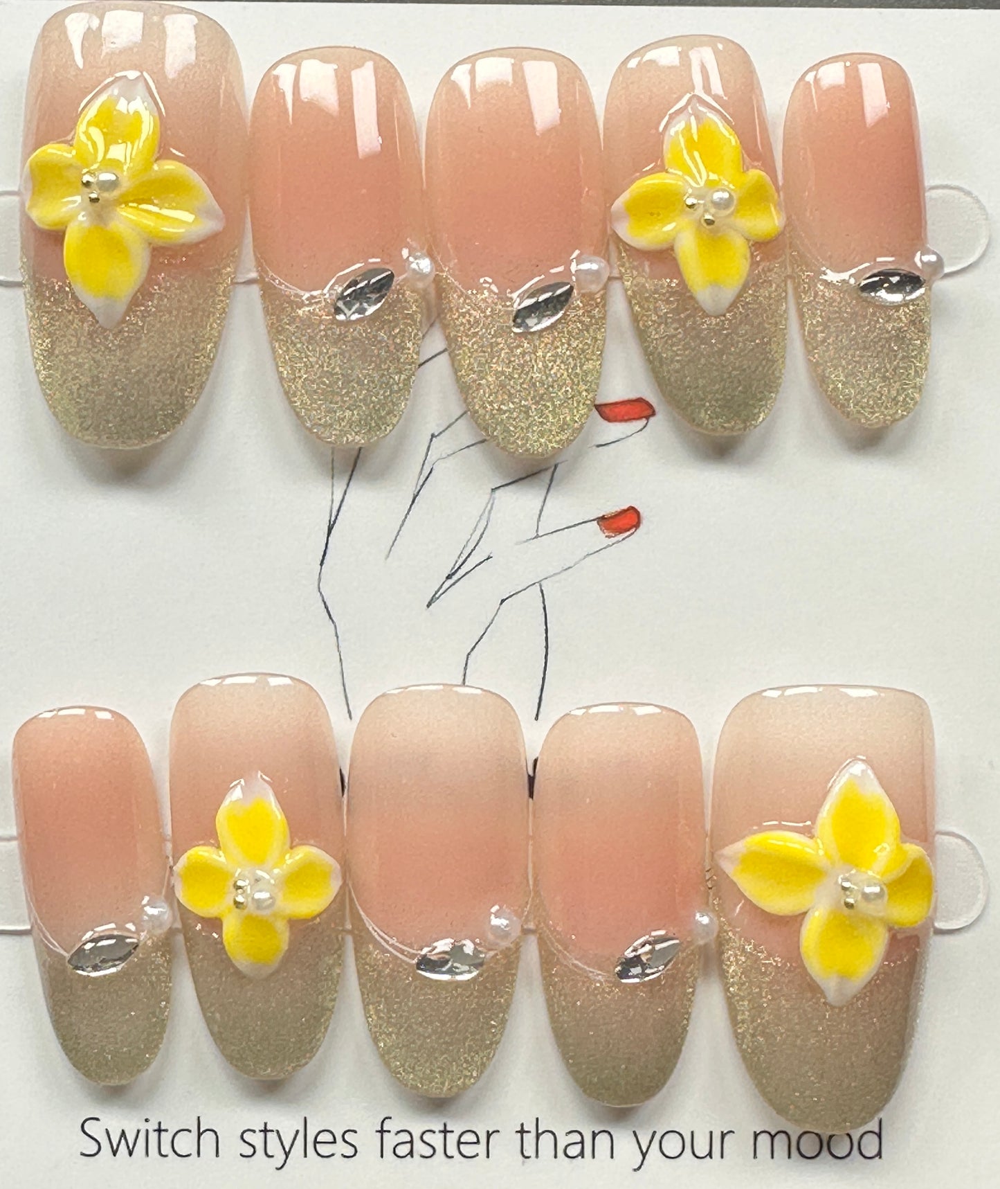 Handcrafted press on nails