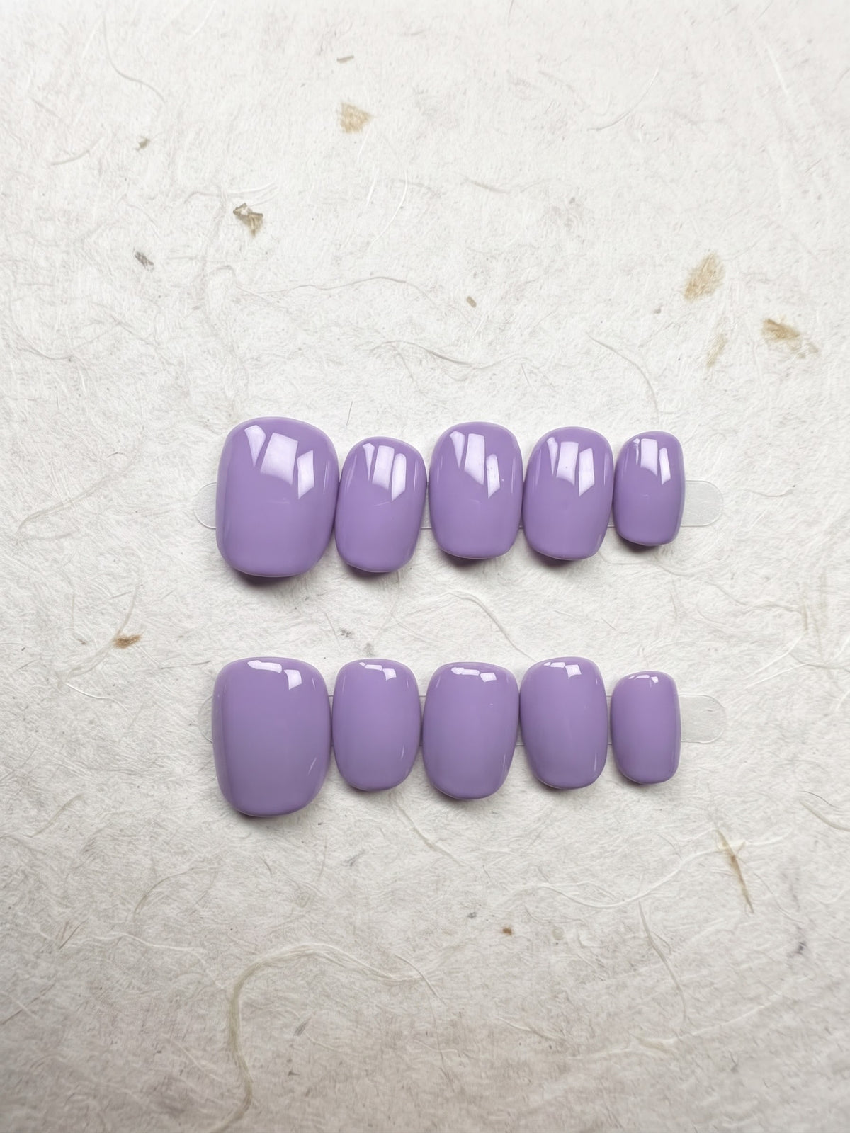Lavender Short Square Handmade Press-On Nails