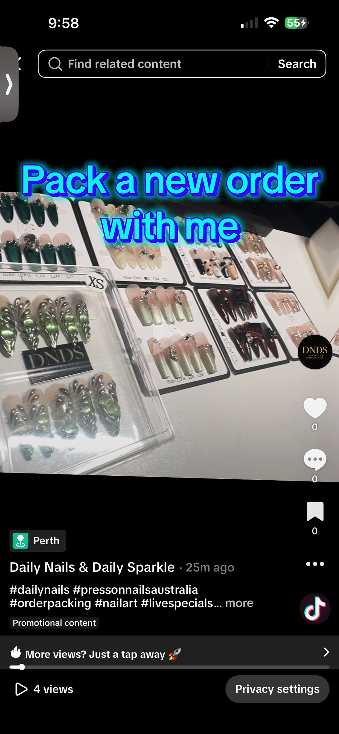 Order packing updated 19/03/2026