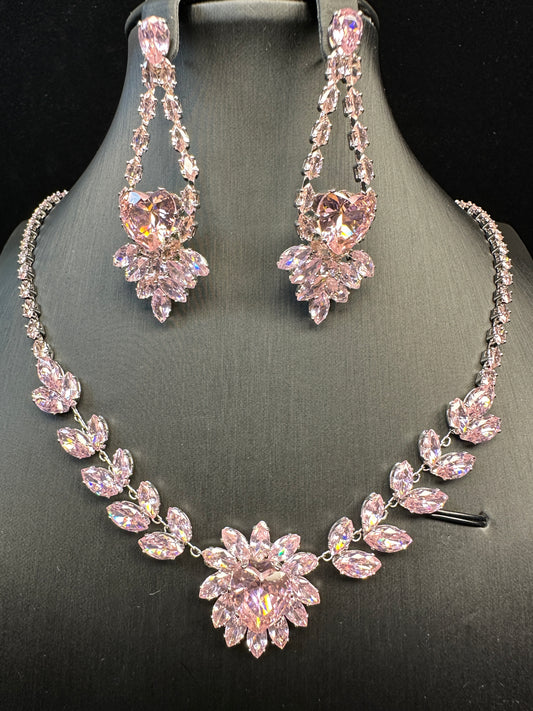 Blushing Confession | Romantic Earring & Necklace Set