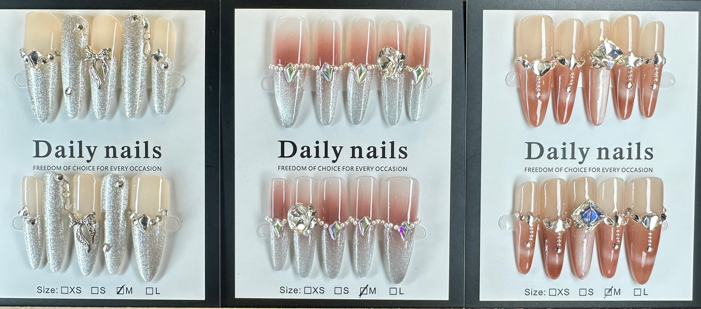 Unbox the Magic! 10 Unique, Handcrafted Nail Sets Await.