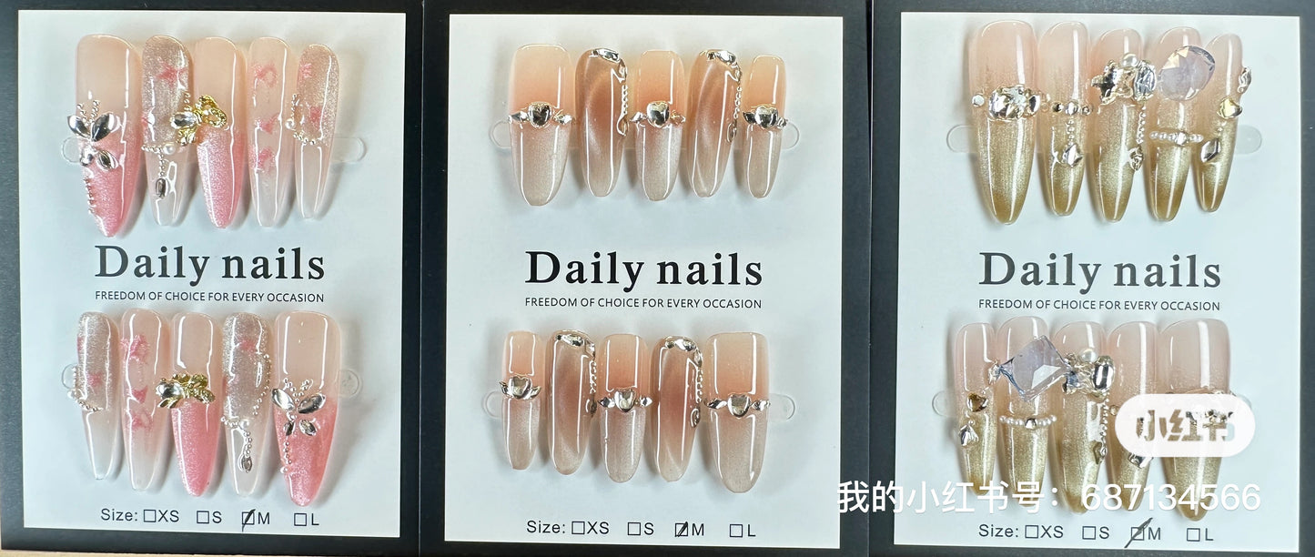 Unbox the Magic! 10 Unique, Handcrafted Nail Sets Await.