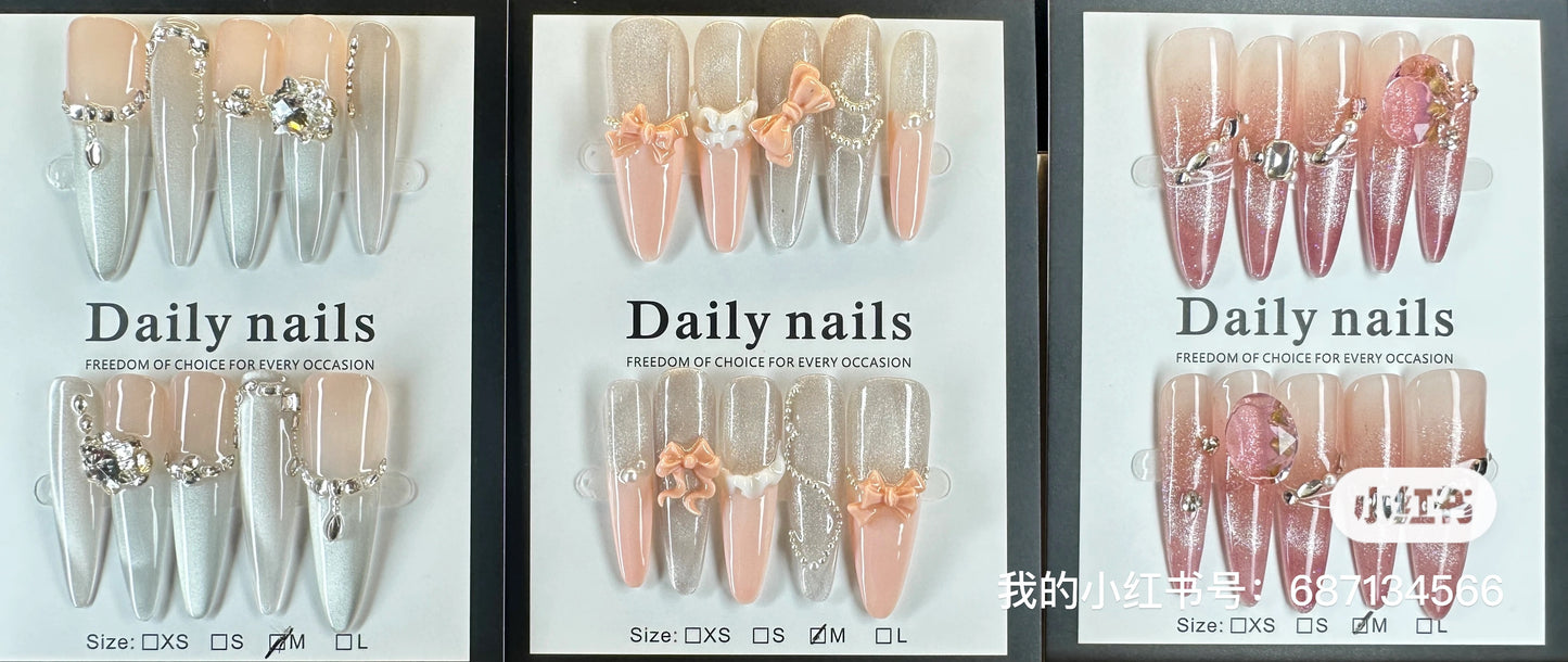 Unbox the Magic! 10 Unique, Handcrafted Nail Sets Await.