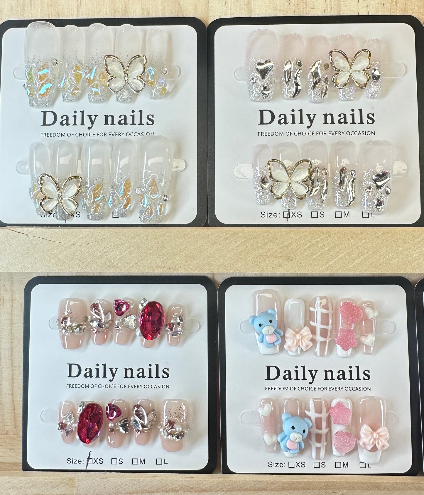 Unbox the Magic! 10 Unique, Handcrafted Nail Sets Await.