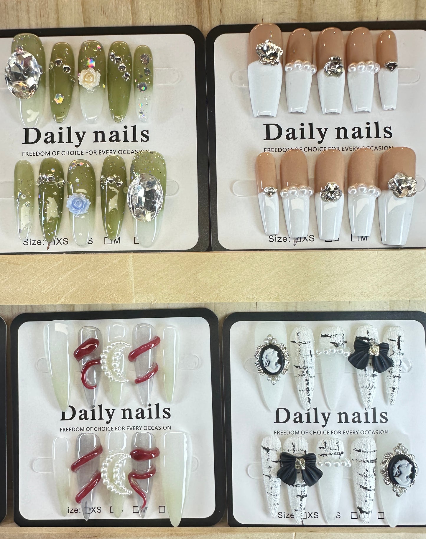 Unbox the Magic! 10 Unique, Handcrafted Nail Sets Await.