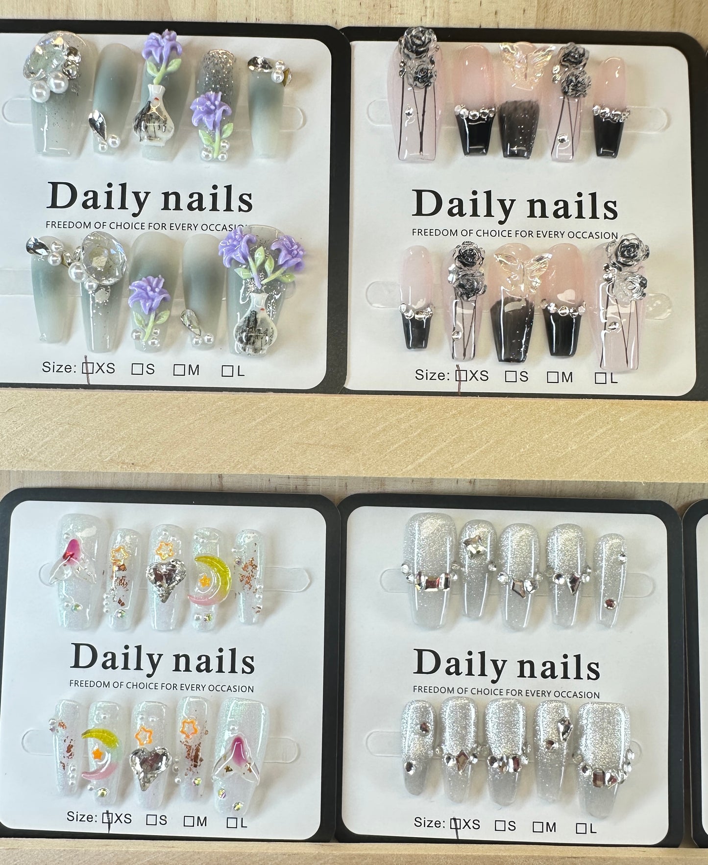 Unbox the Magic! 10 Unique, Handcrafted Nail Sets Await.