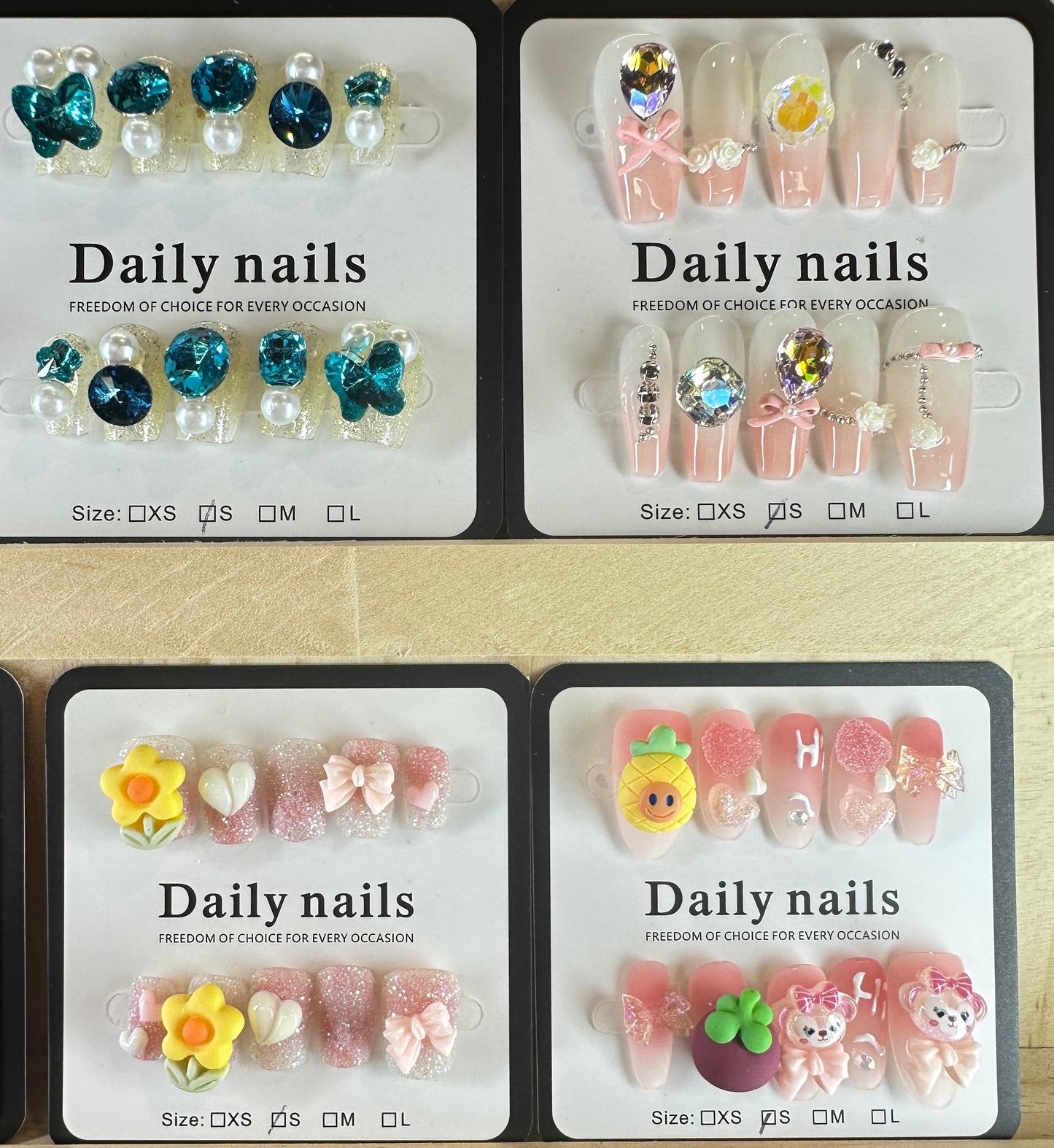 Unbox the Magic! 10 Unique, Handcrafted Nail Sets Await.