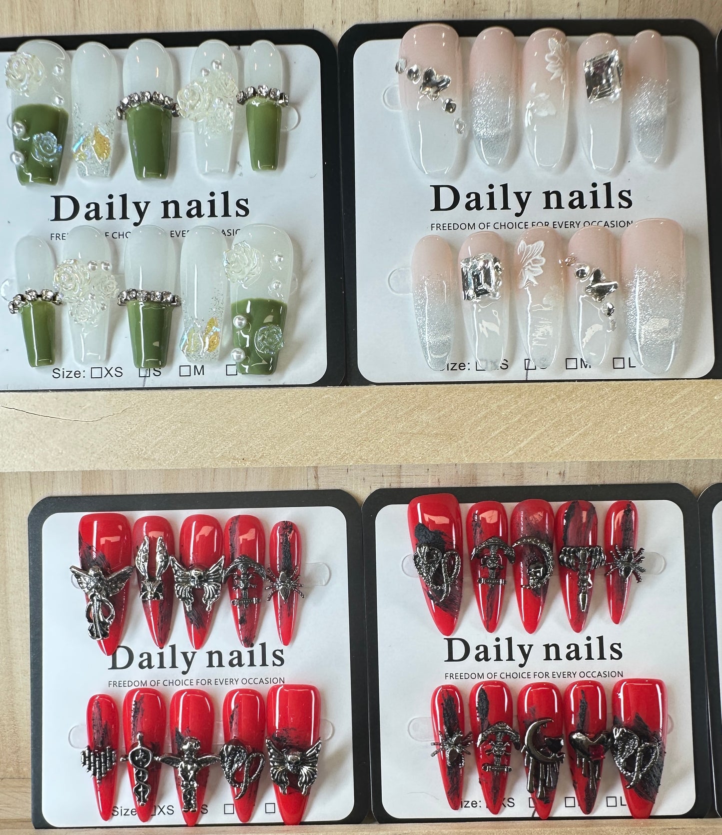 Unbox the Magic! 10 Unique, Handcrafted Nail Sets Await.