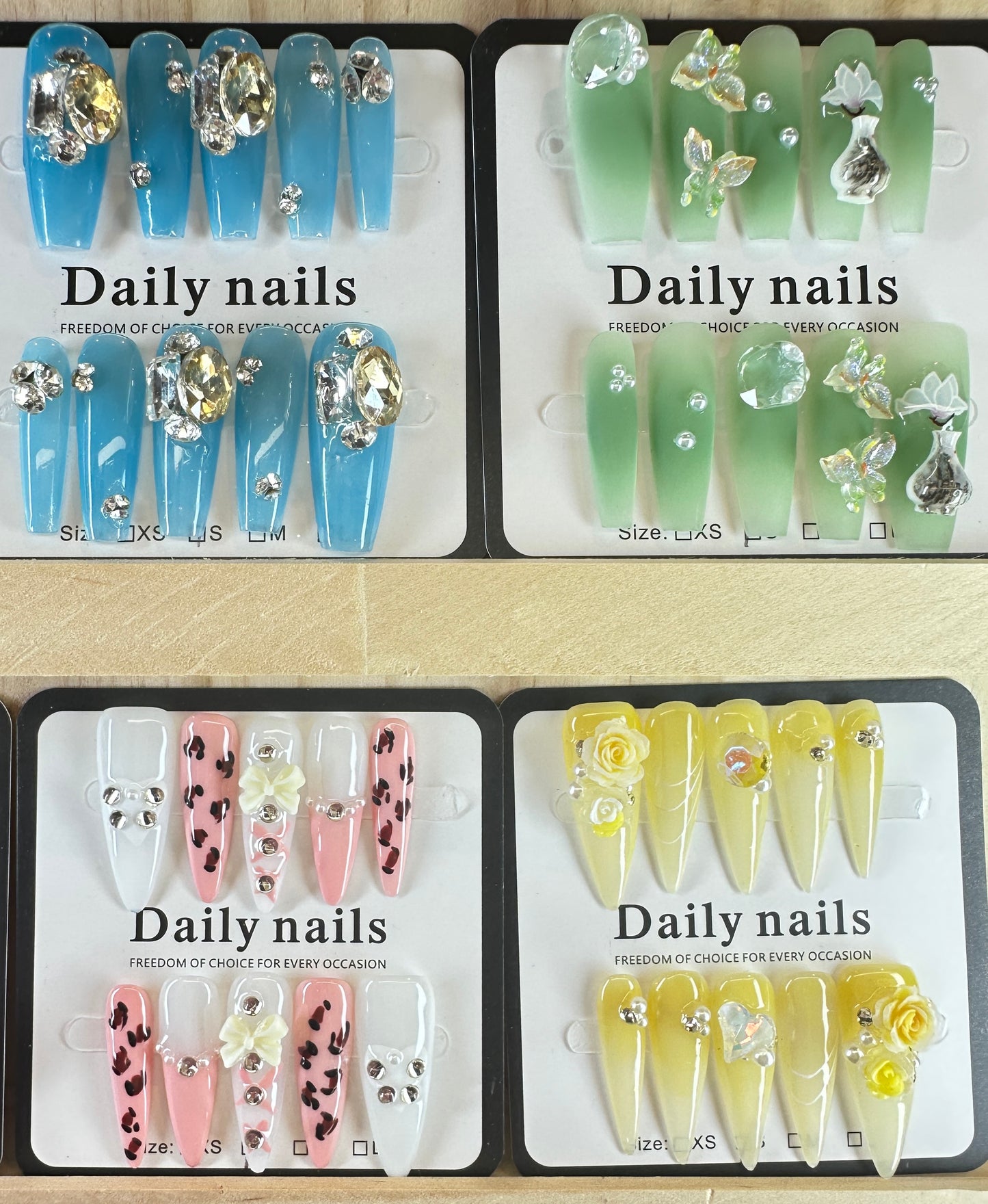 Unbox the Magic! 10 Unique, Handcrafted Nail Sets Await.