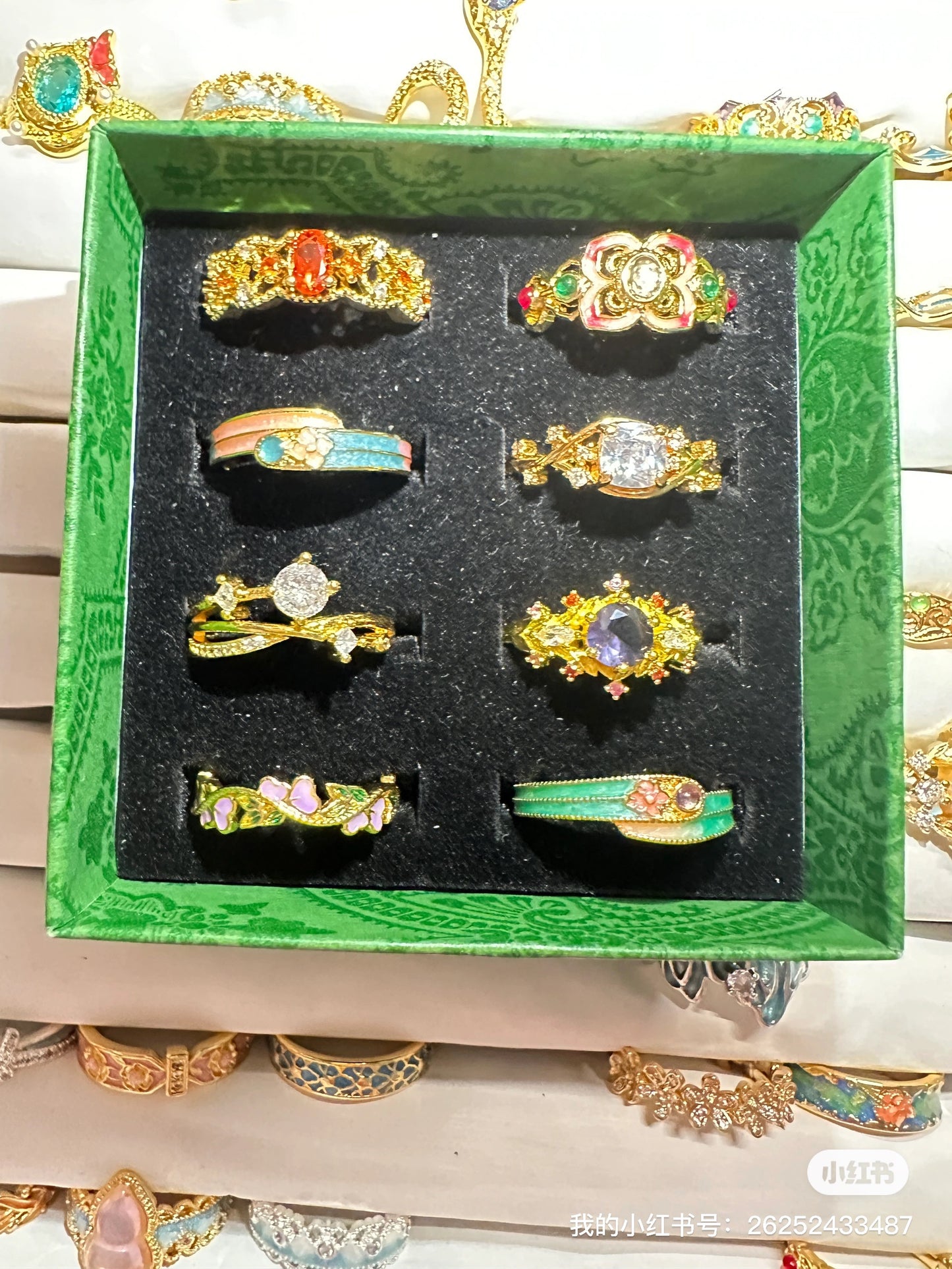 Mystery Adjustable Dressing Rings - Assorted Shapes, Colors & Designs