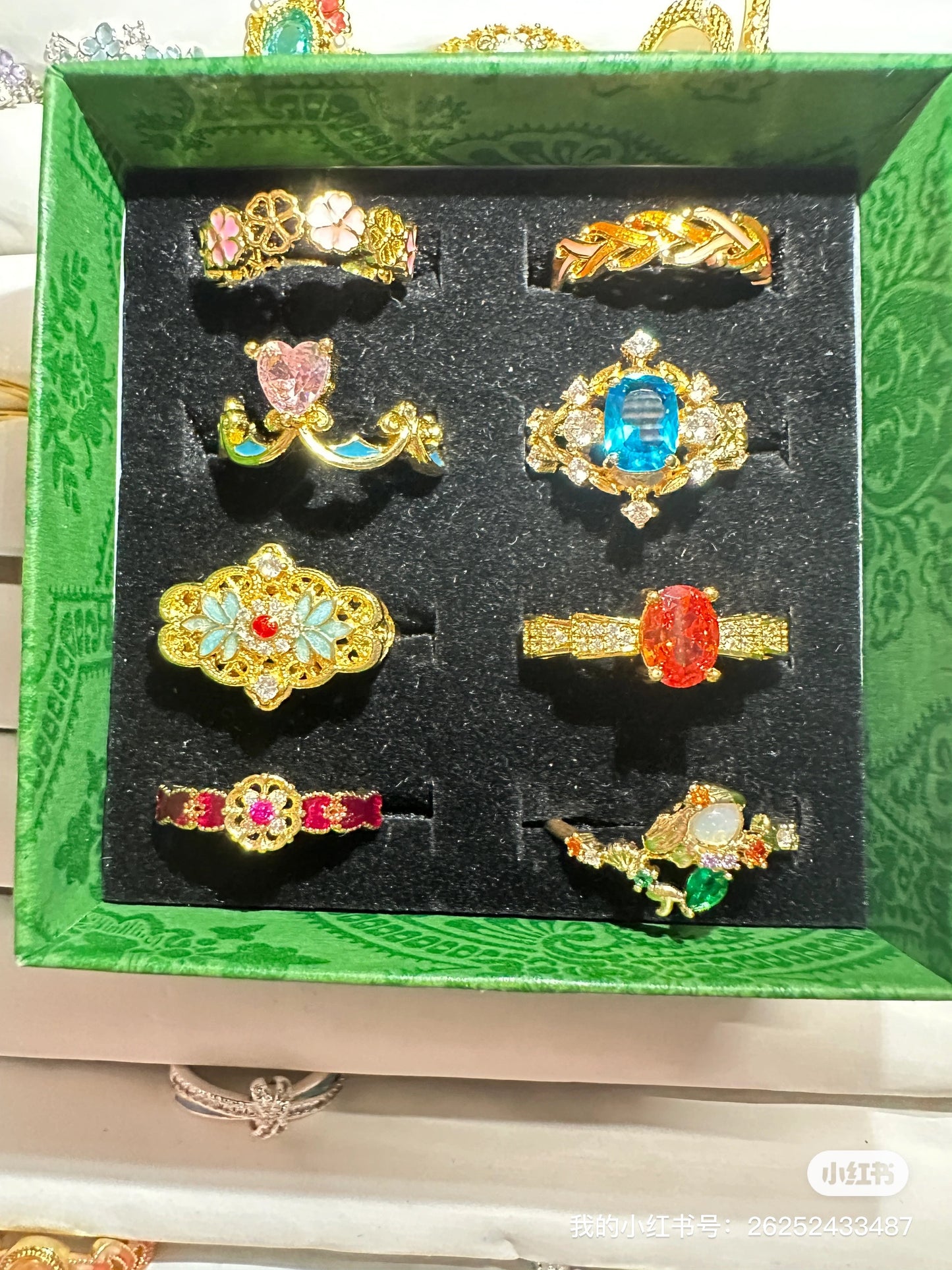 Mystery Adjustable Dressing Rings - Assorted Shapes, Colors & Designs