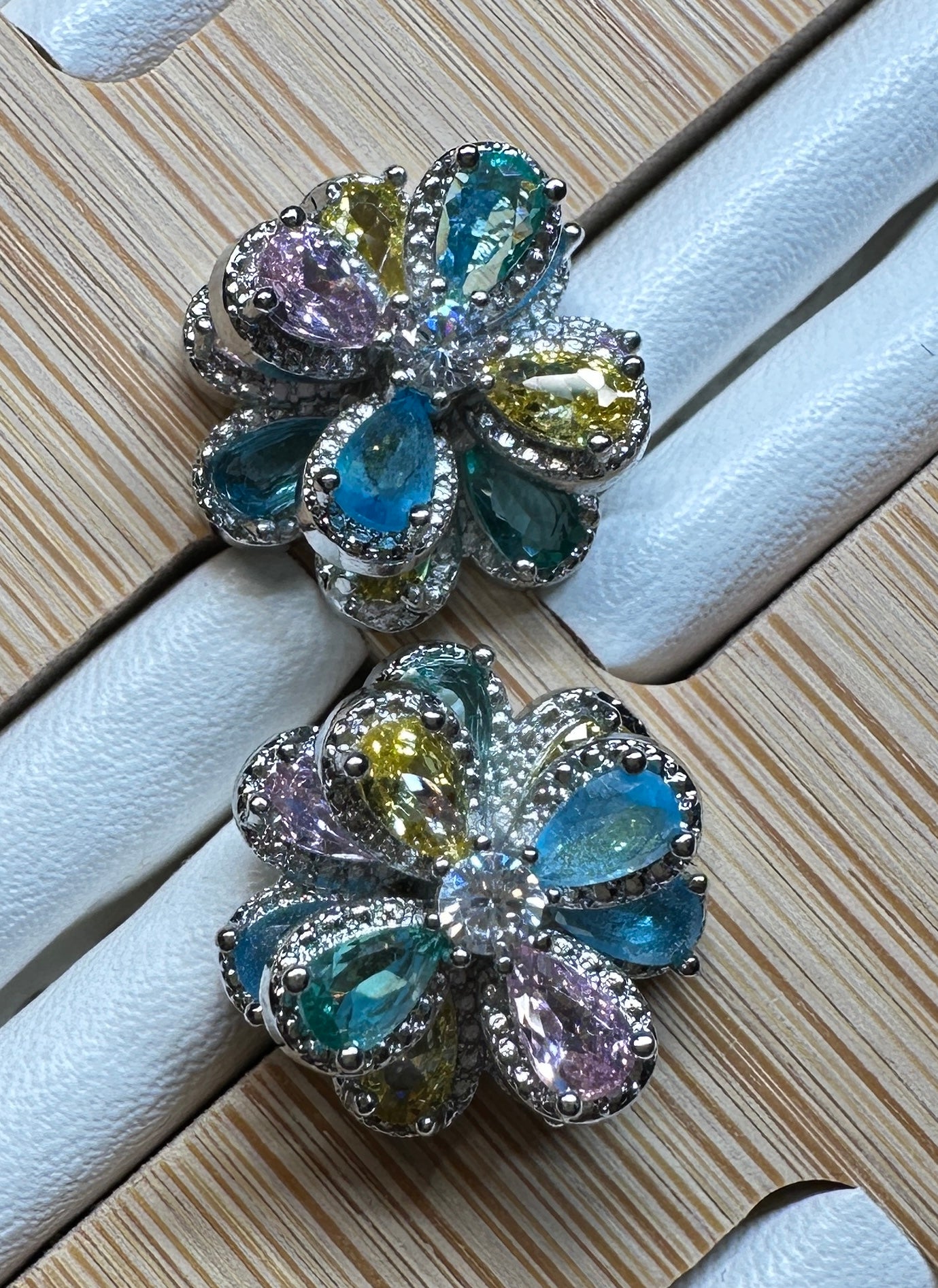 Jubilee Aura Studs | Succulent Flower Earrings