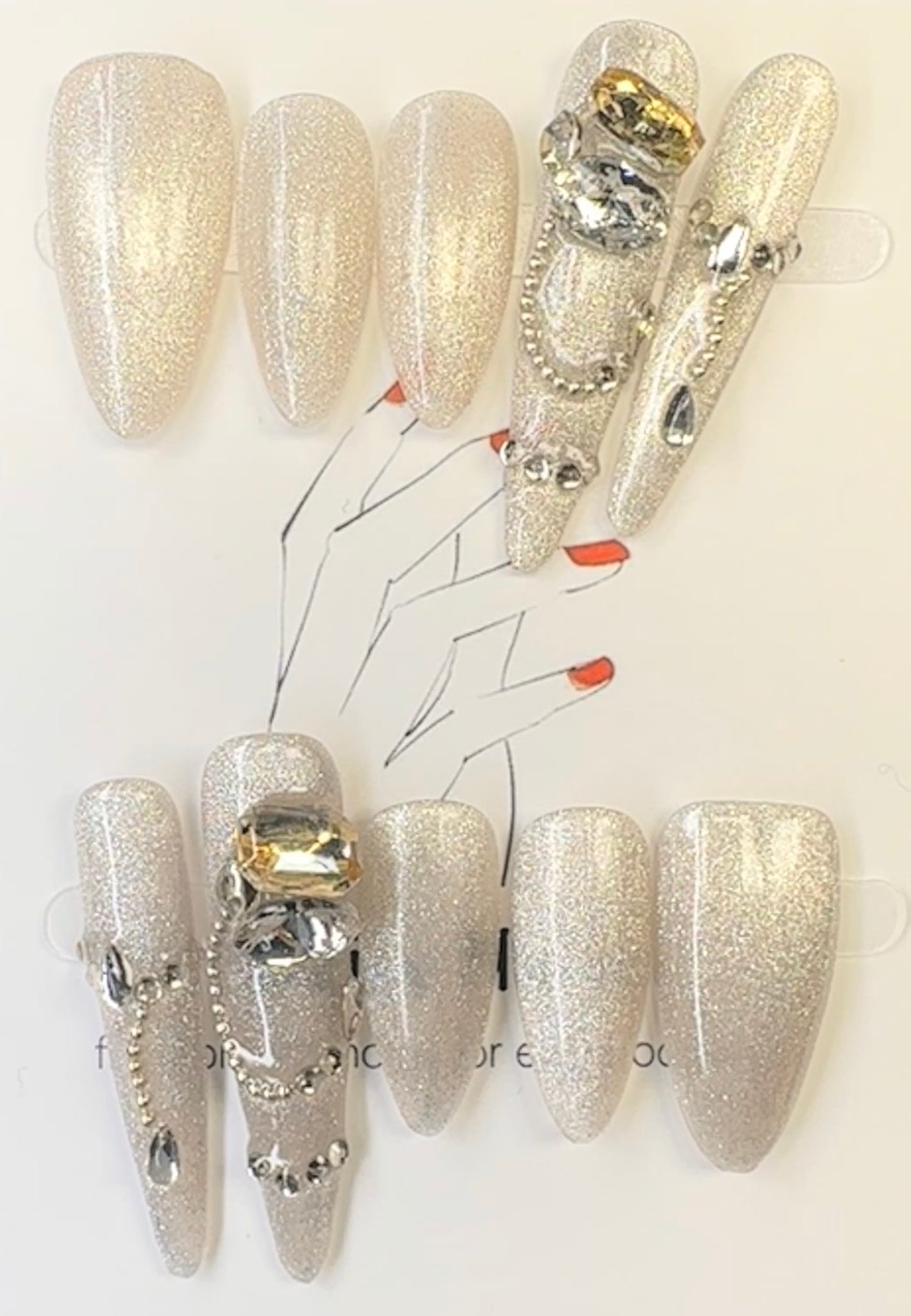 Gamer's Glam Press On Nails 251288