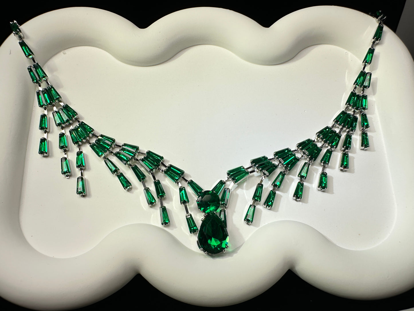 Tundra| Layered Geometric Ear hooks & Necklace Set