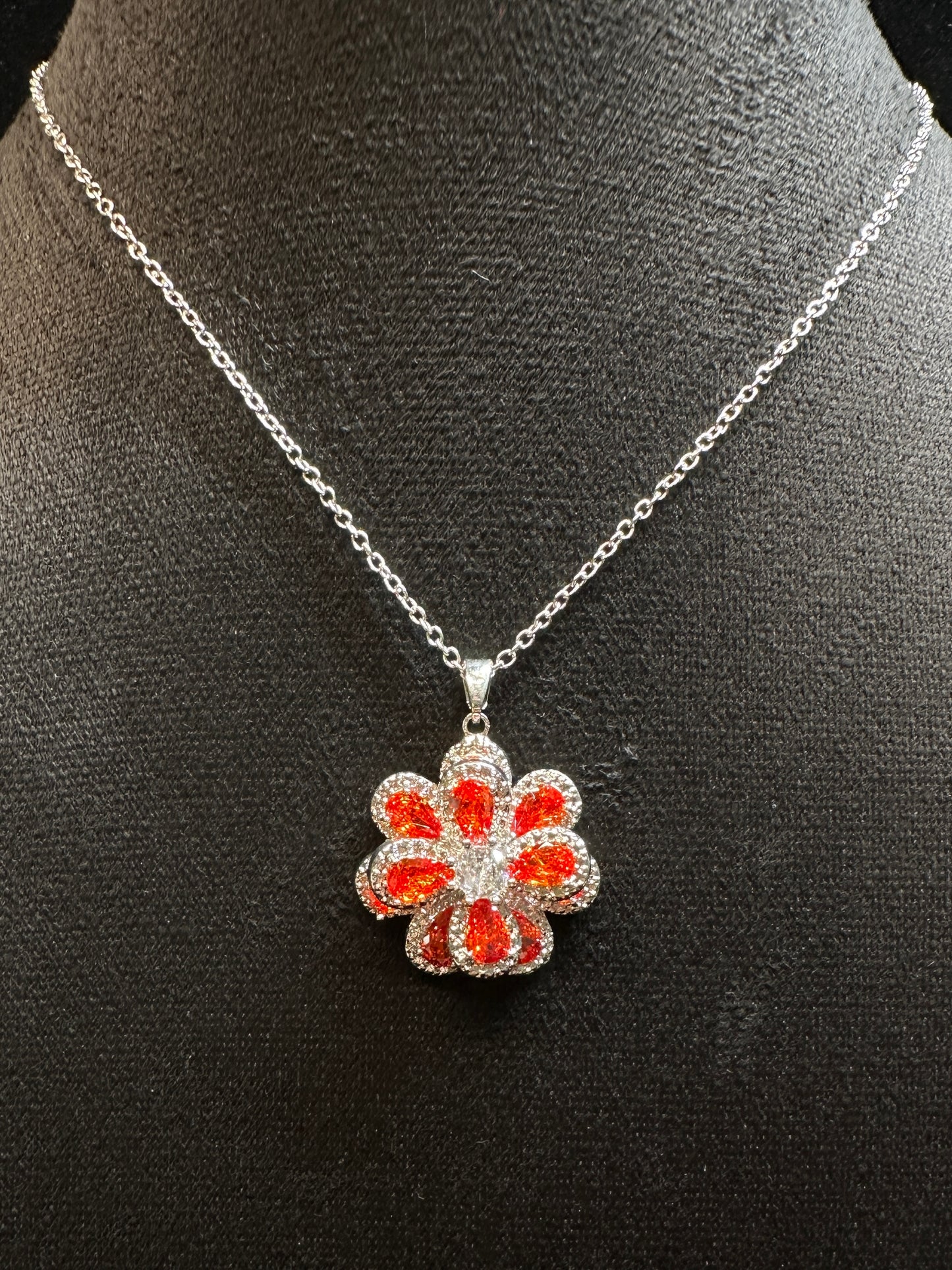 Succulent Aura Pendant | Succulent Flower Necklace