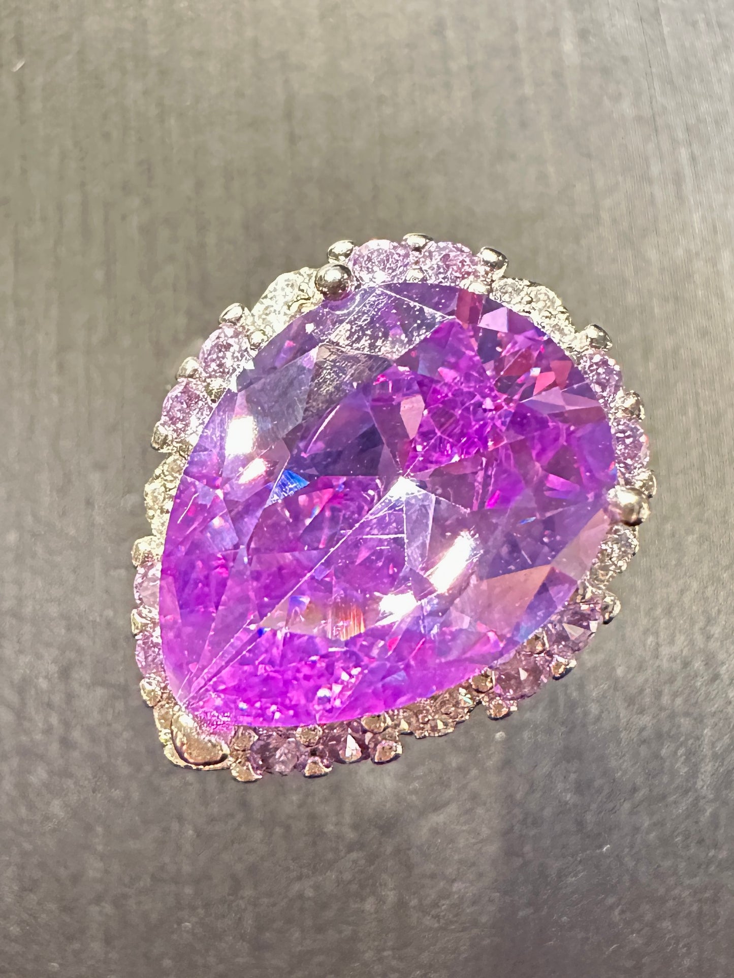 Violet Whisper Jewelry Set | Necklace, Ring, Earrings