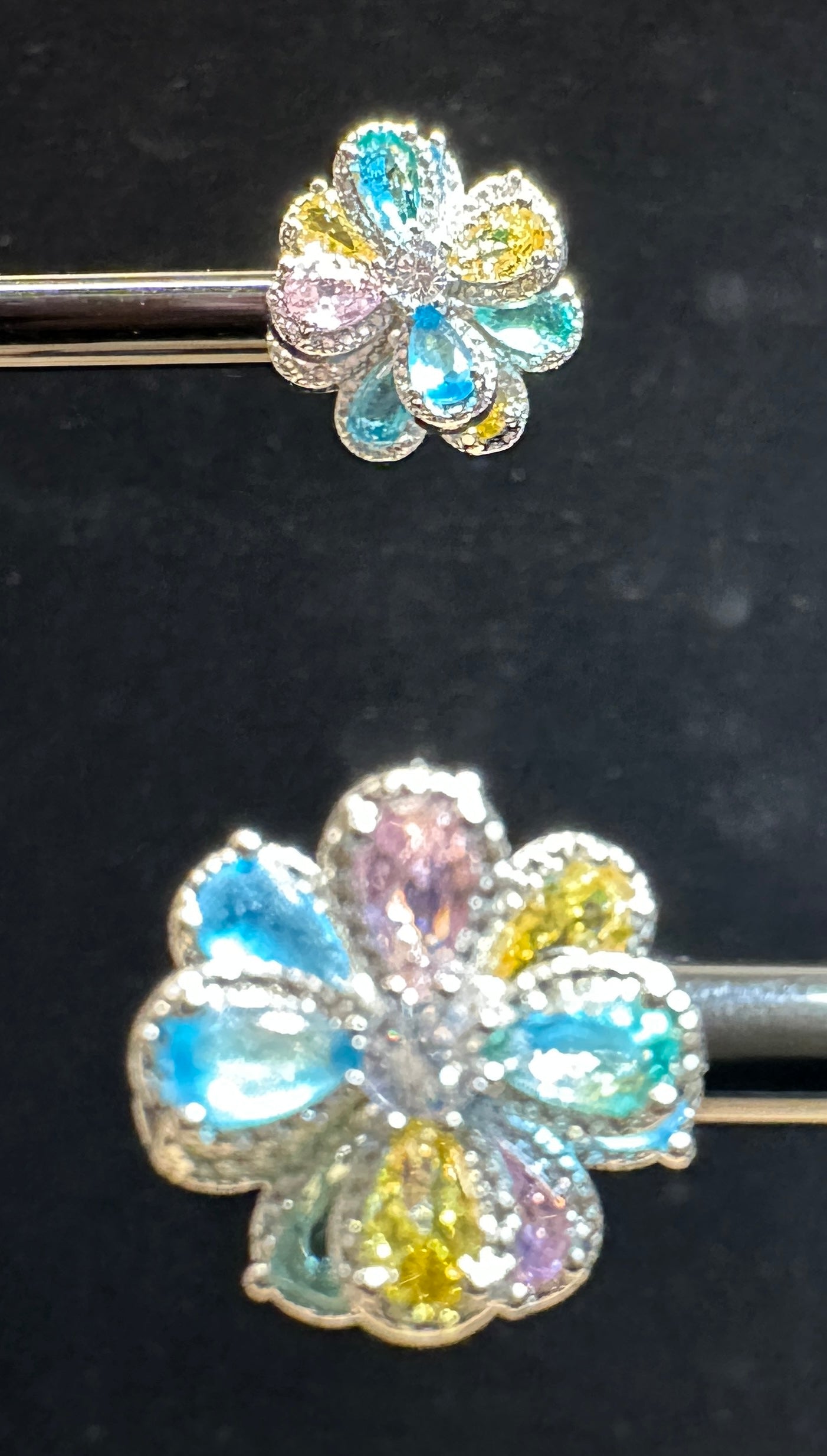 Jubilee Aura Studs | Succulent Flower Earrings