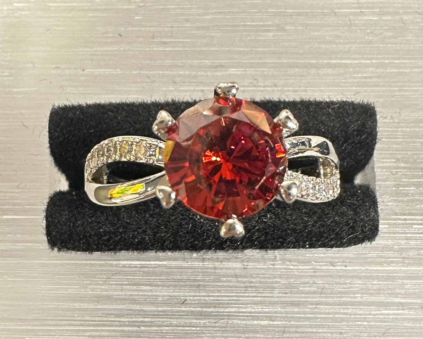 Joy Six-Prong Adjustable Ring