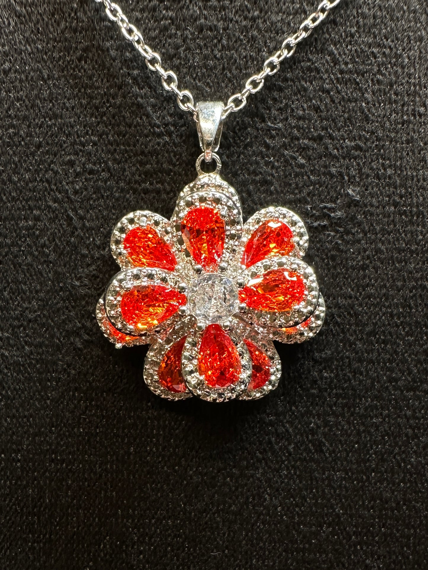 Succulent Aura Pendant | Succulent Flower Necklace