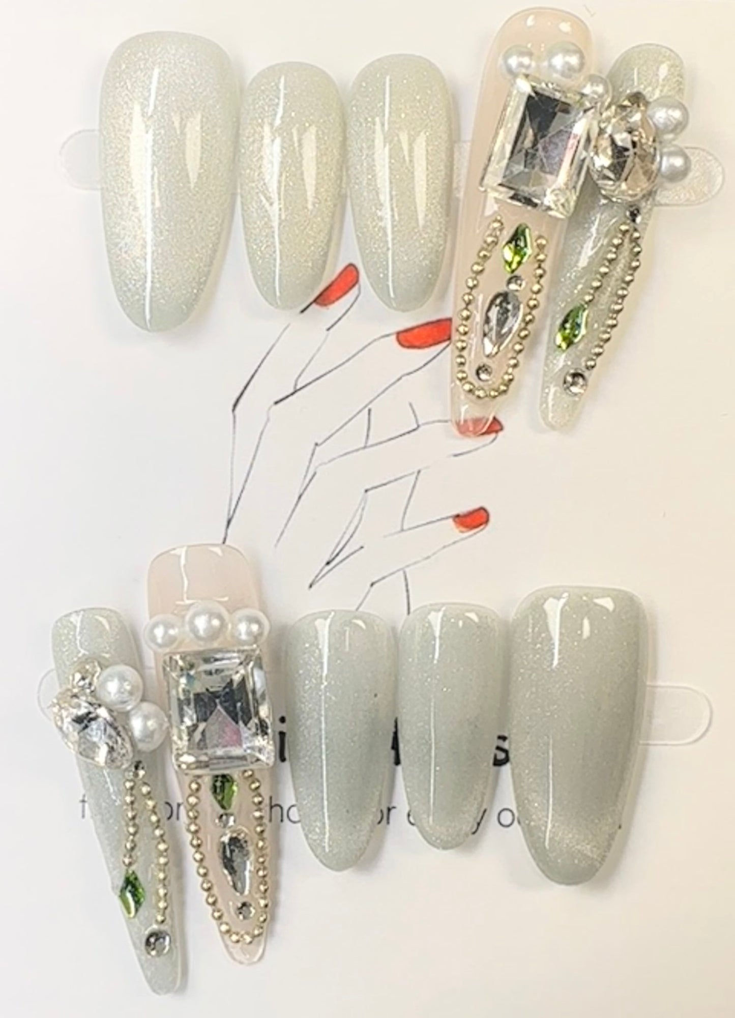 Gamer's Glam Press On Nails 251284