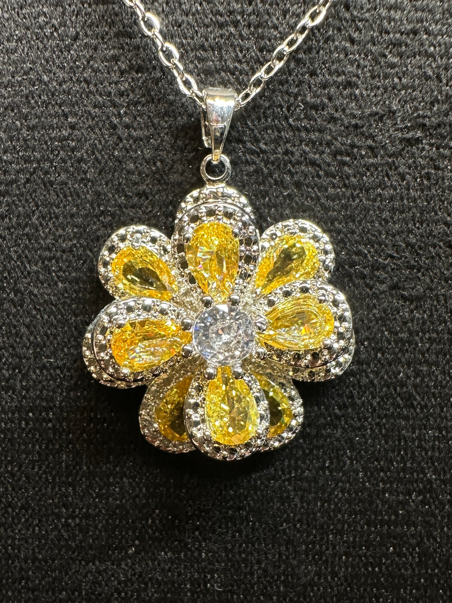 Succulent Aura Pendant | Succulent Flower Necklace