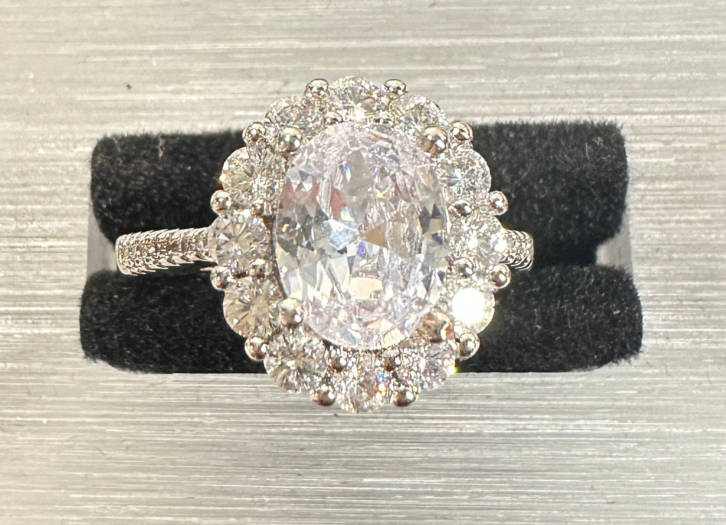 Diana Eternal Adjustable Ring | Classic Oval Halo Setting