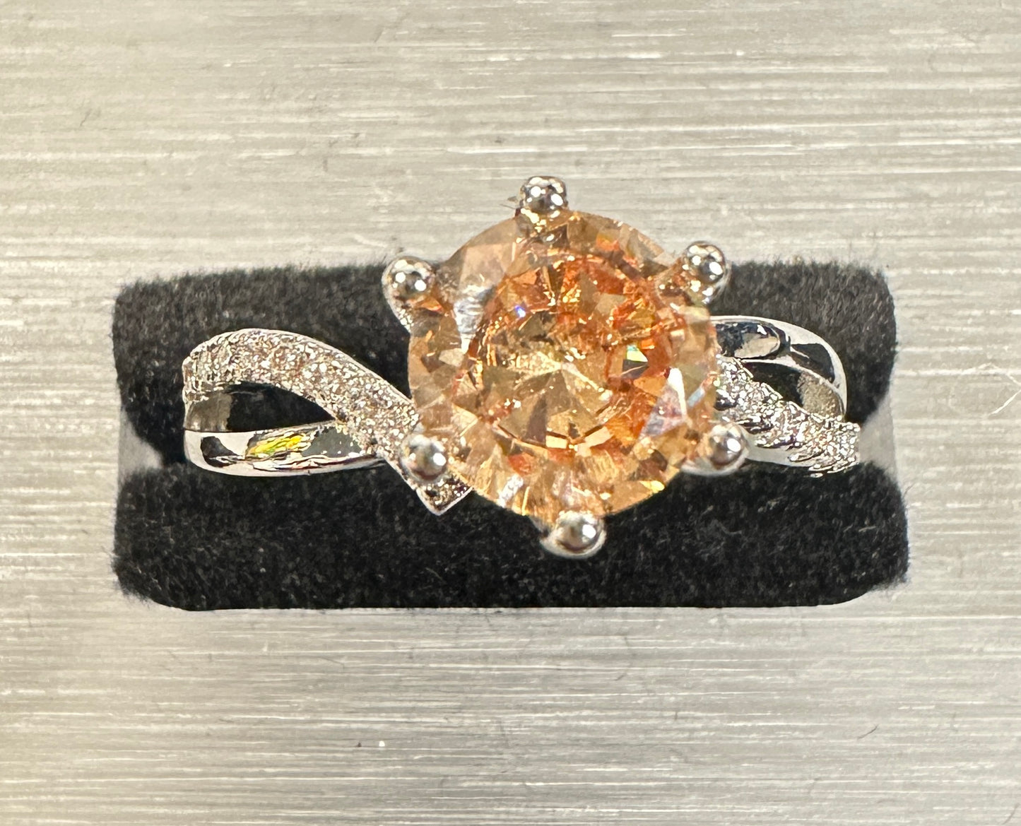 Joy Six-Prong Adjustable Ring