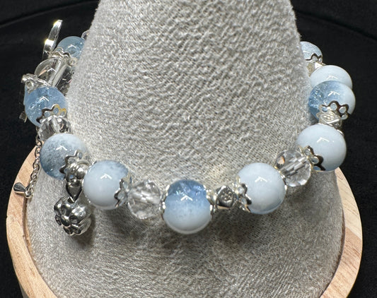 Aerial Bloom Bracelet | Butterfly Wings & Floral Charm