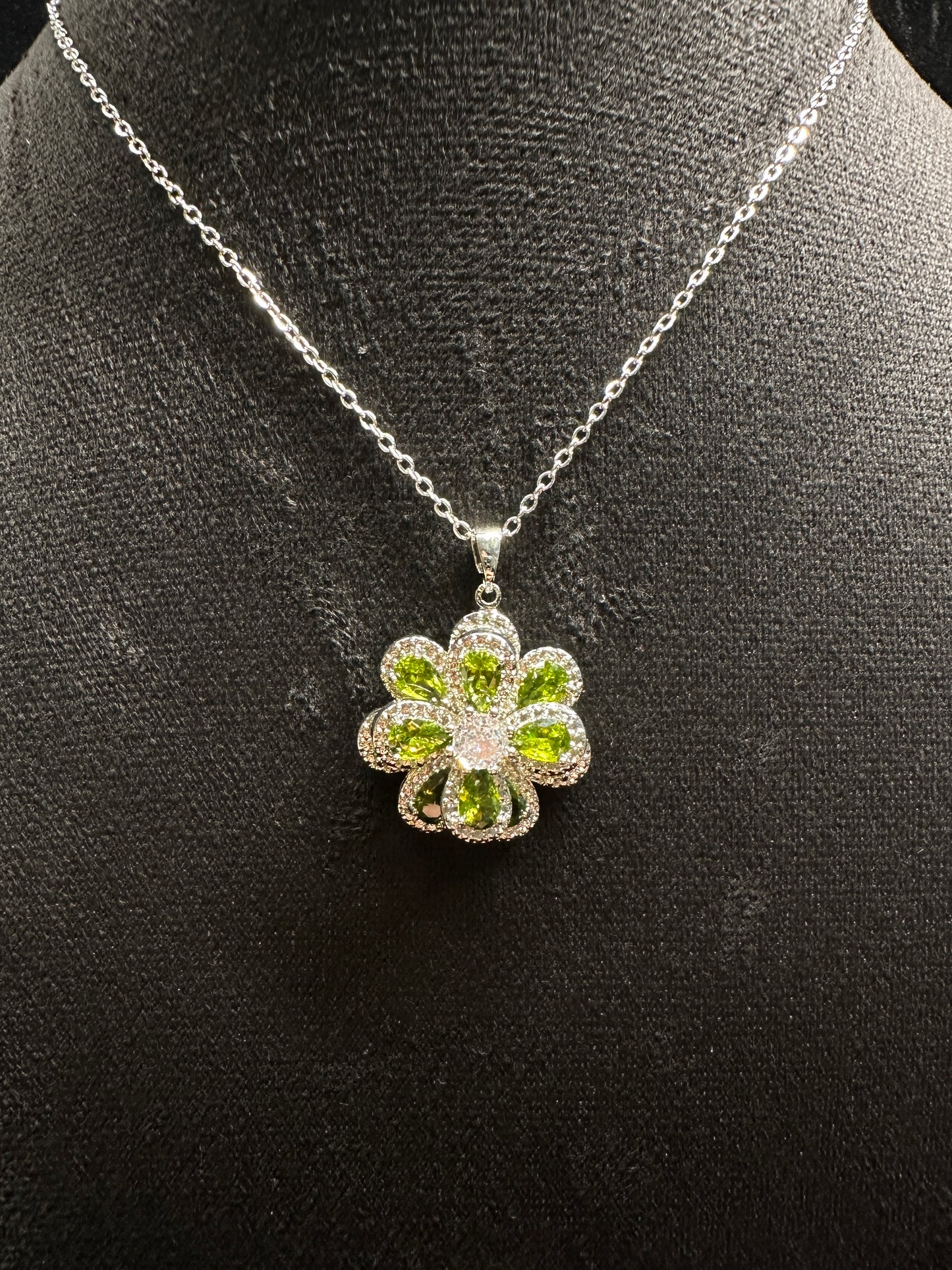 Succulent Aura Pendant | Succulent Flower Necklace