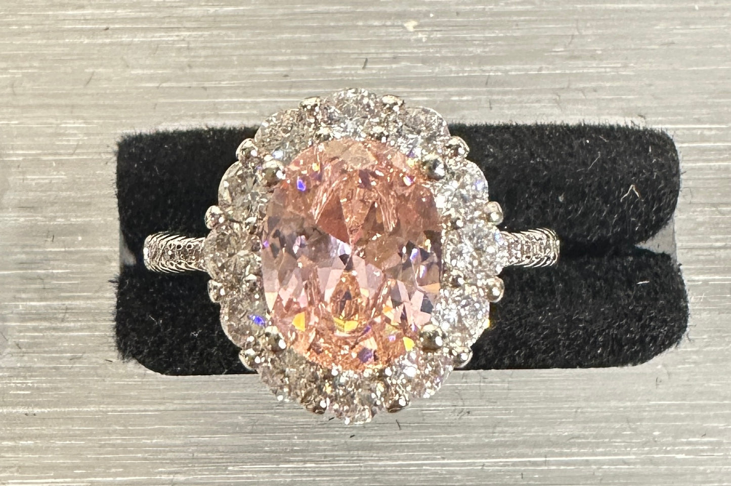 Diana Eternal Adjustable Ring | Classic Oval Halo Setting