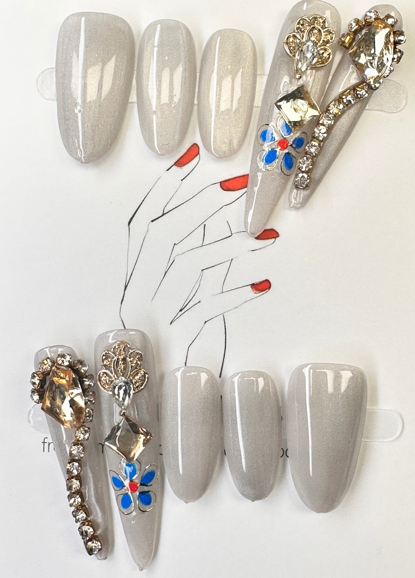 Gamer's Glam Press On Nails 251294