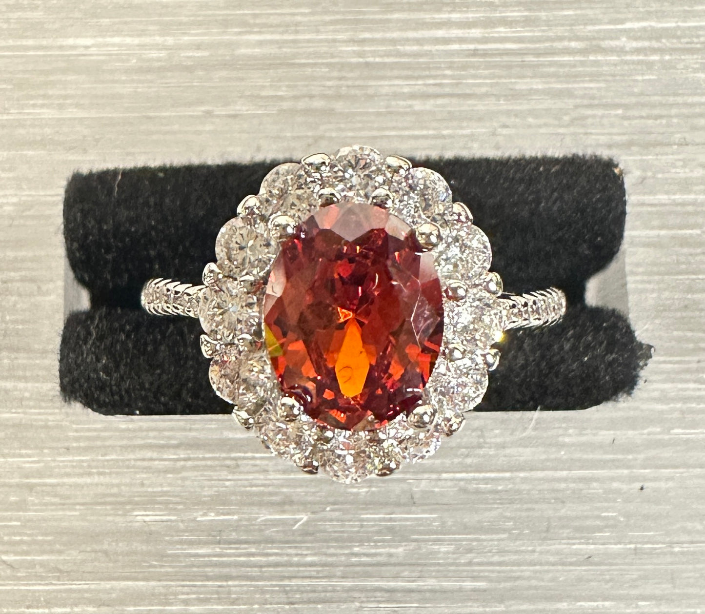 Diana Eternal Adjustable Ring | Classic Oval Halo Setting