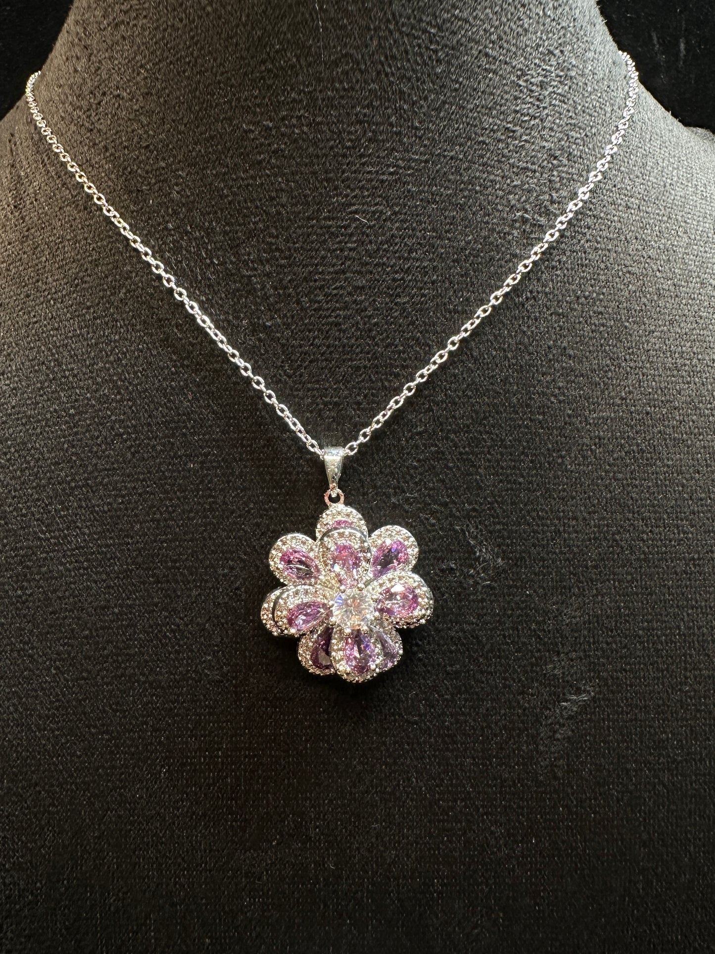 Succulent Aura Pendant | Succulent Flower Necklace