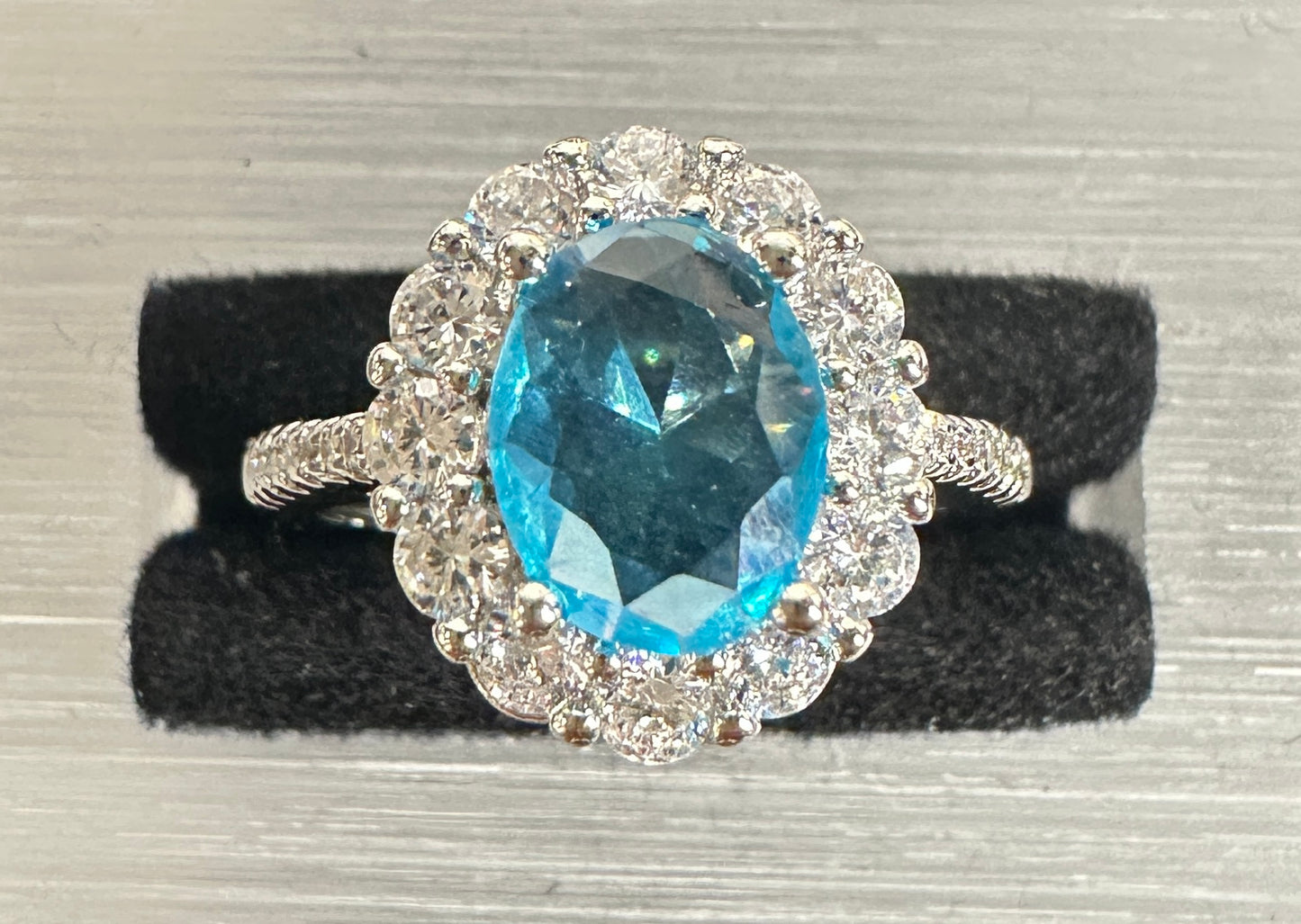 Diana Eternal Adjustable Ring | Classic Oval Halo Setting