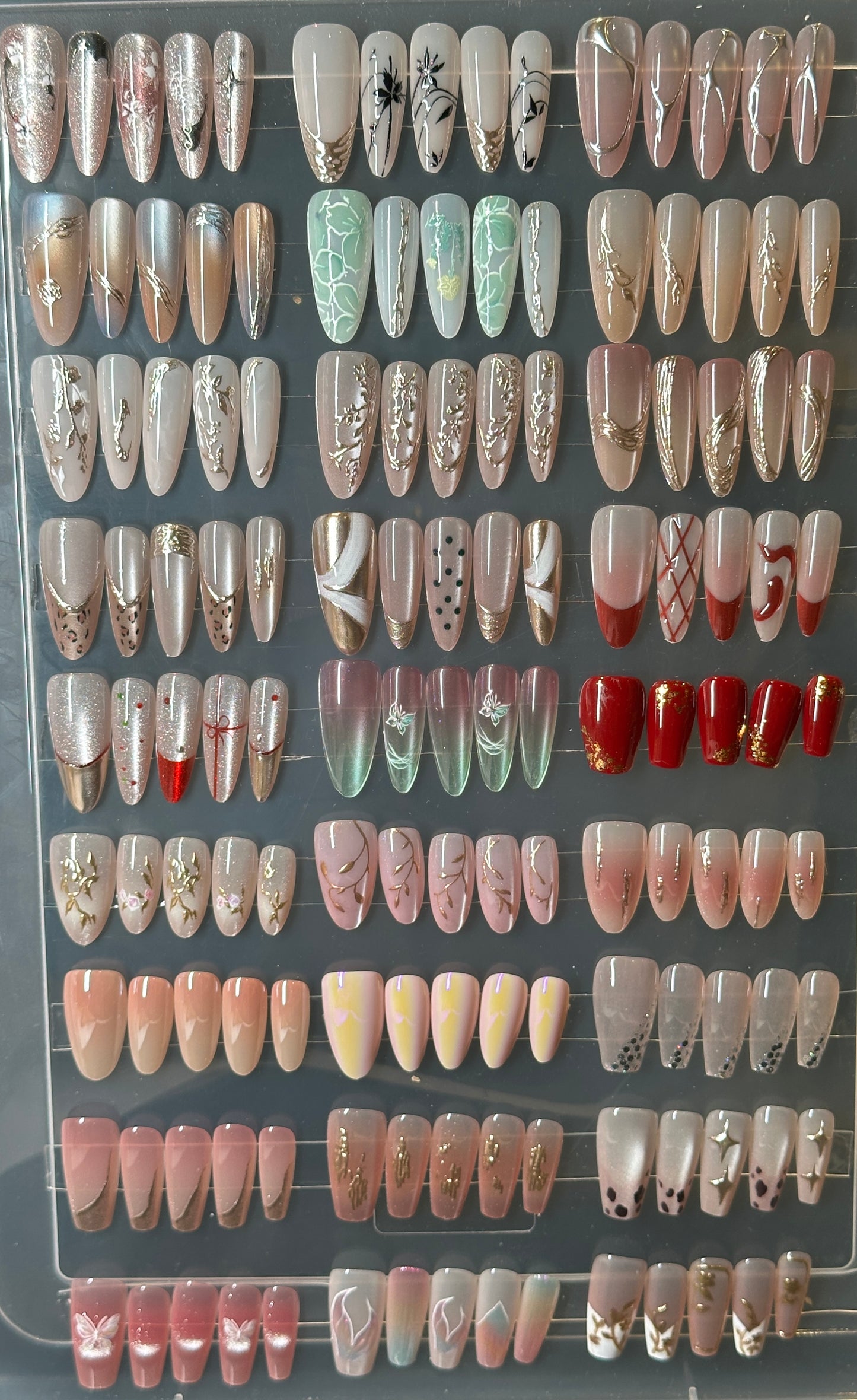 10-Pack Mystery Essential Plus Press-On Nails Bundle - Premium Surprise Styles!