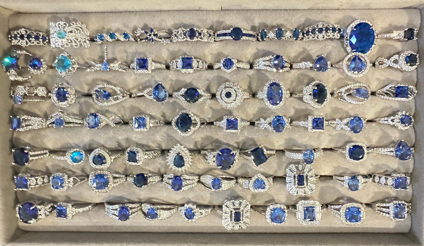 Mystery Adjustable Dressing Rings - Assorted Shapes, Colors & Designs